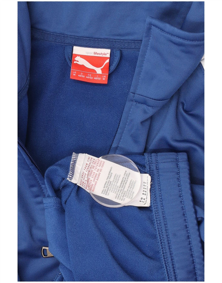 Ανδρική φόρμα Puma Μπουφάν μεσαίου μπλε χρώματος πολυεστέρας