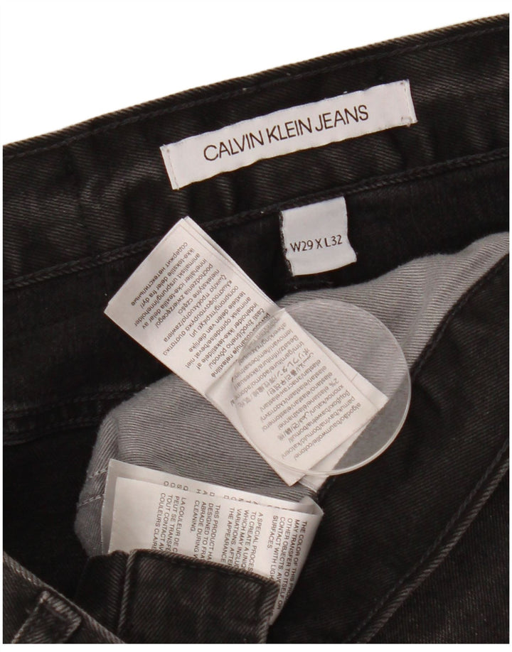 Calvin Klein Ανδρικό Slim Jeans W29 L32 Μαύρο βαμβακερό