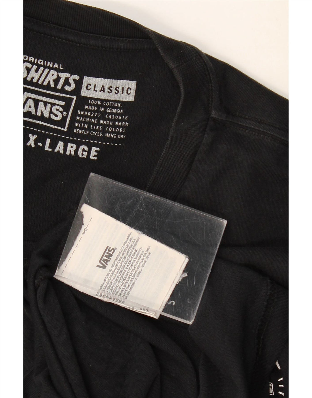 Γραφικό T-Shirt Ανδρικό VANS Classic Fit Top XL Μαύρο βαμβακερό