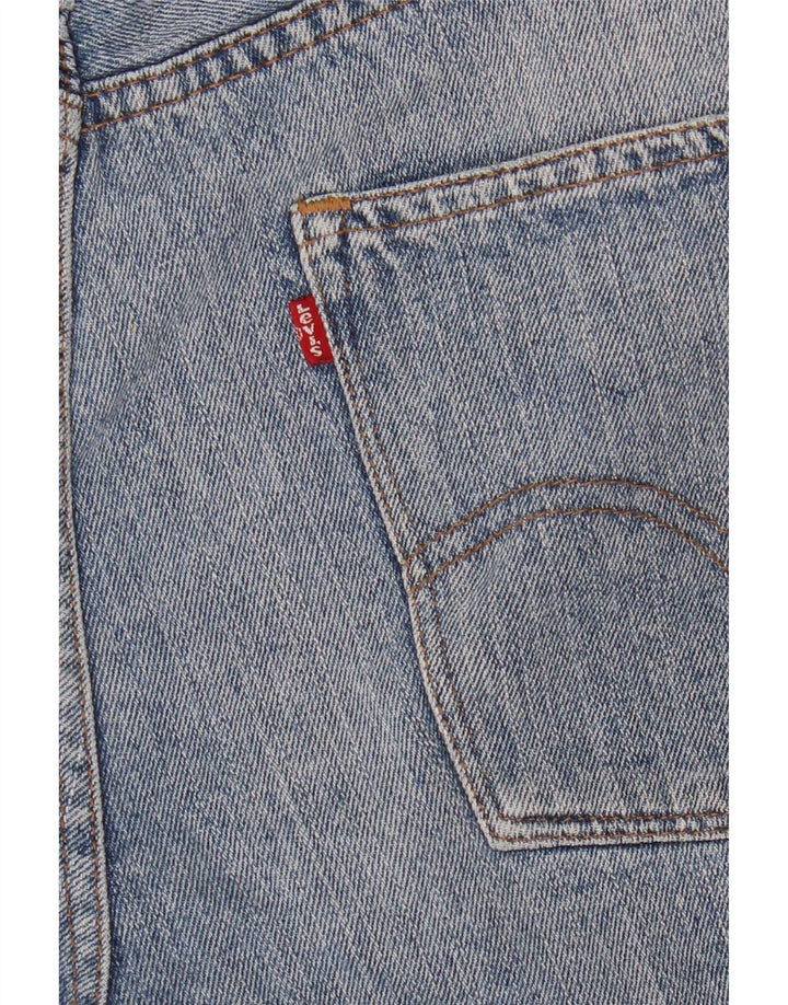 Γυναικείο τζιν σορτς Levi's W32 μεγάλο μπλε βαμβακερό