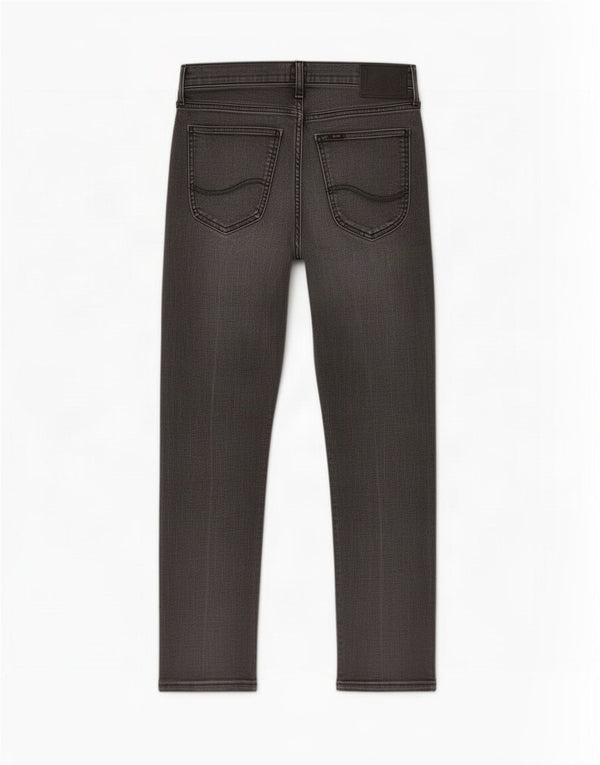 Lee Mens Luke Slim Jeans W33 L26 Γκρι βαμβακερό