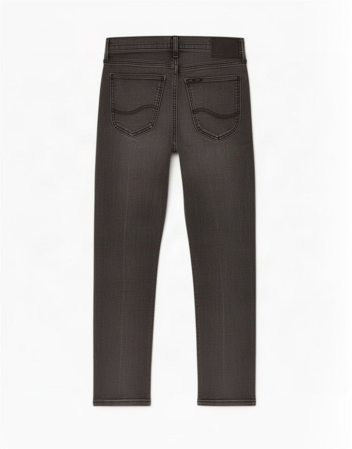 Lee Mens Luke Slim Jeans W33 L26 Γκρι βαμβακερό
