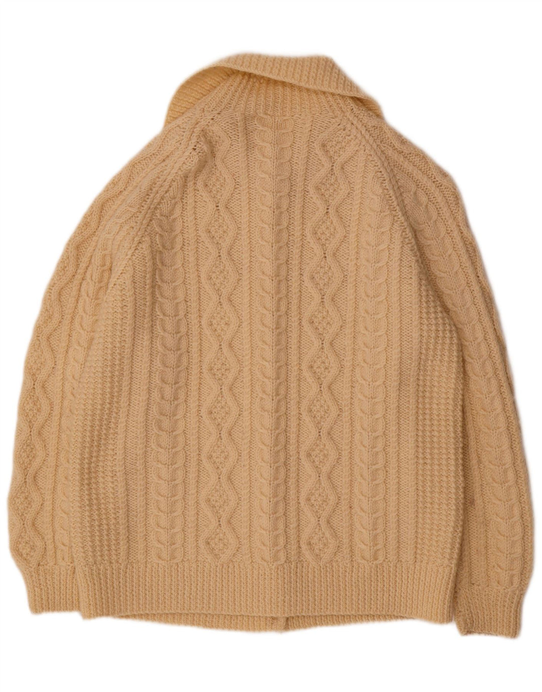 Γυναικείο πουλόβερ με ζακέτα VINTAGE UK 14 Large Beige