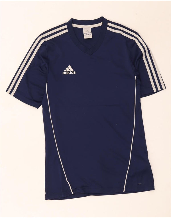 Ανδρικό T-Shirt Adidas Top Small Navy Blue Polyester