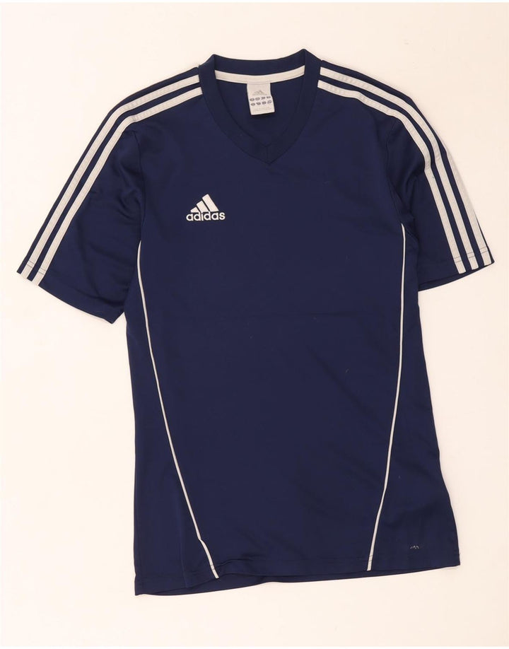 Ανδρικό T-Shirt Adidas Top Small Navy Blue Polyester