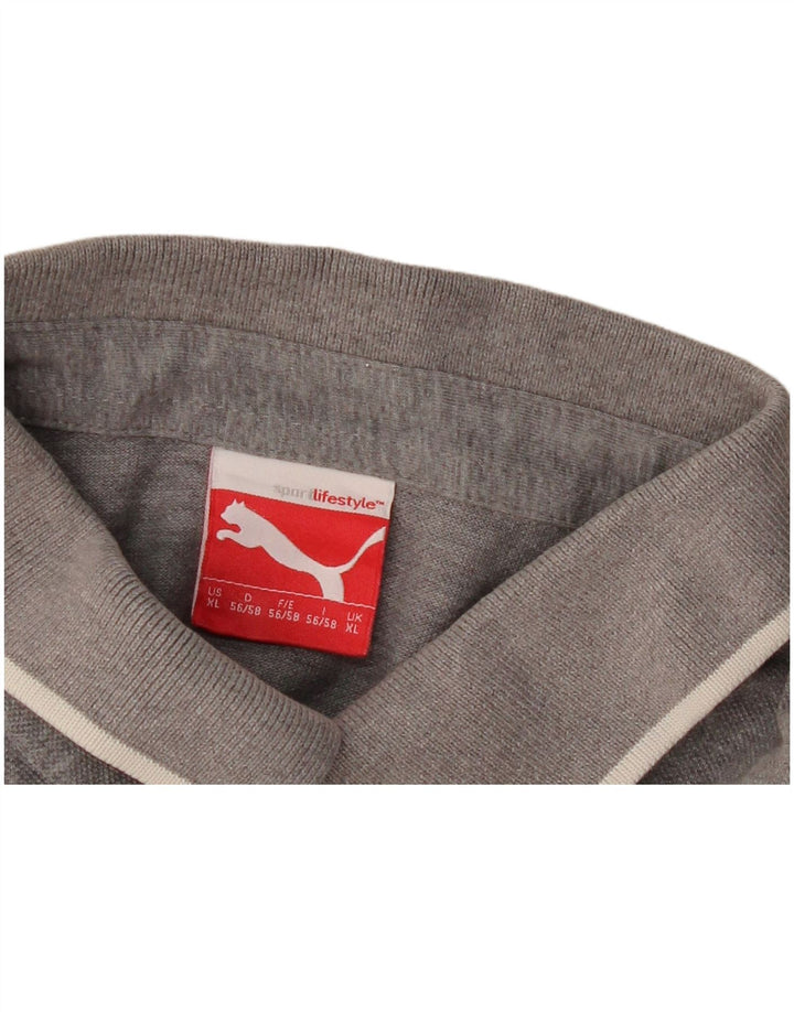 Ανδρικό πουκάμισο πόλο Puma XL γκρι