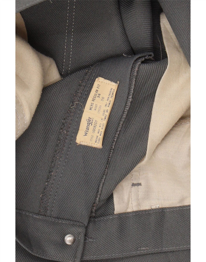 Ανδρικό παντελόνι WRANGLER Regular Fit Casual W36 L30 Γκρι
