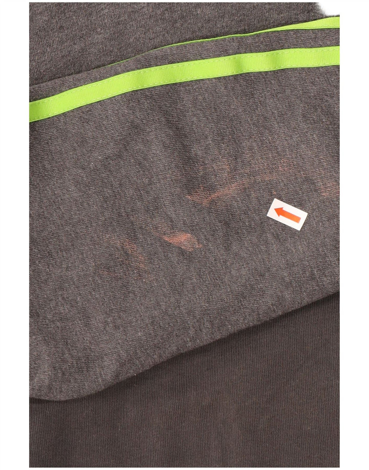 Ανδρικό γραφικό φούτερ Adidas Jumper Μικρό γκρι βαμβακερό