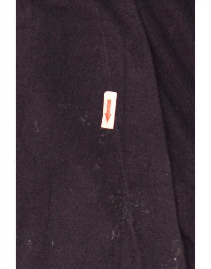 Marks & Spencer Γυναικείο πουλόβερ Longline Cardigan UK 12 Medium Navy Blue