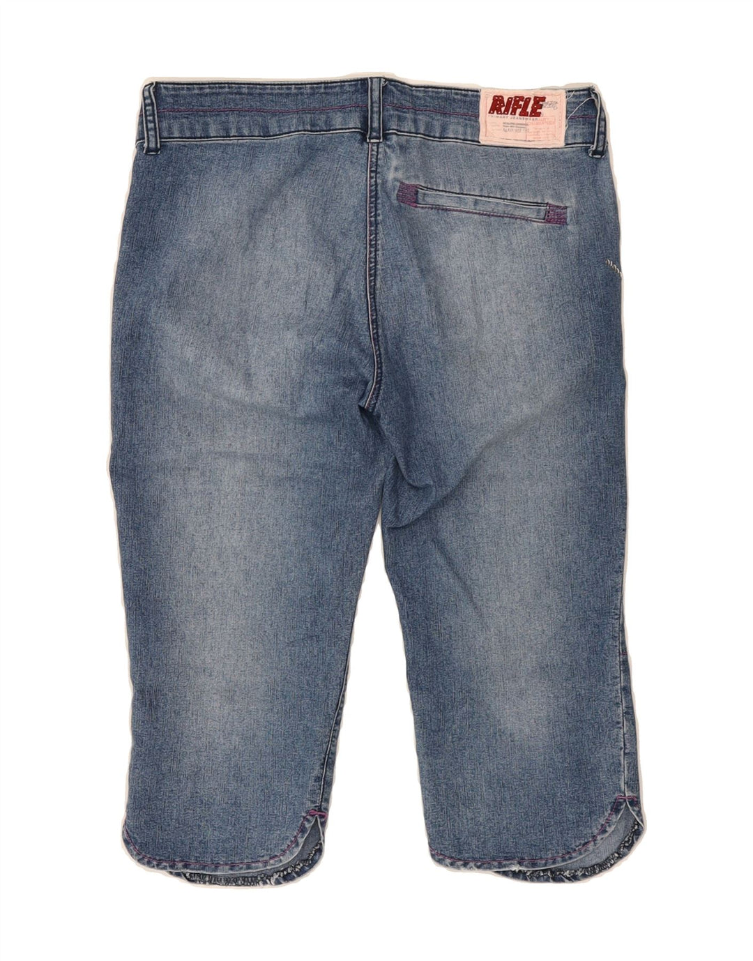 RIFLE Womens Denim Shorts W26 Small Blue Cotton Vintage Rifle and Second-Hand Rifle from Messina Hembry 