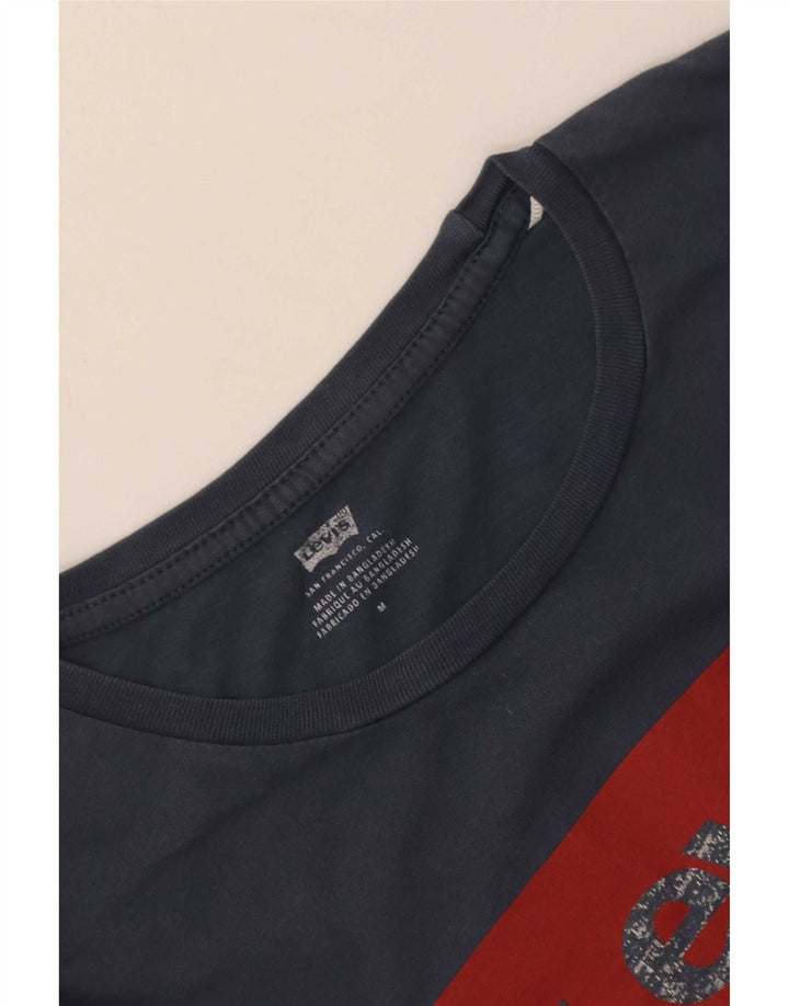 Γυναικείο γραφικό μπλουζάκι Levi's Top UK 12 Medium Navy Blue