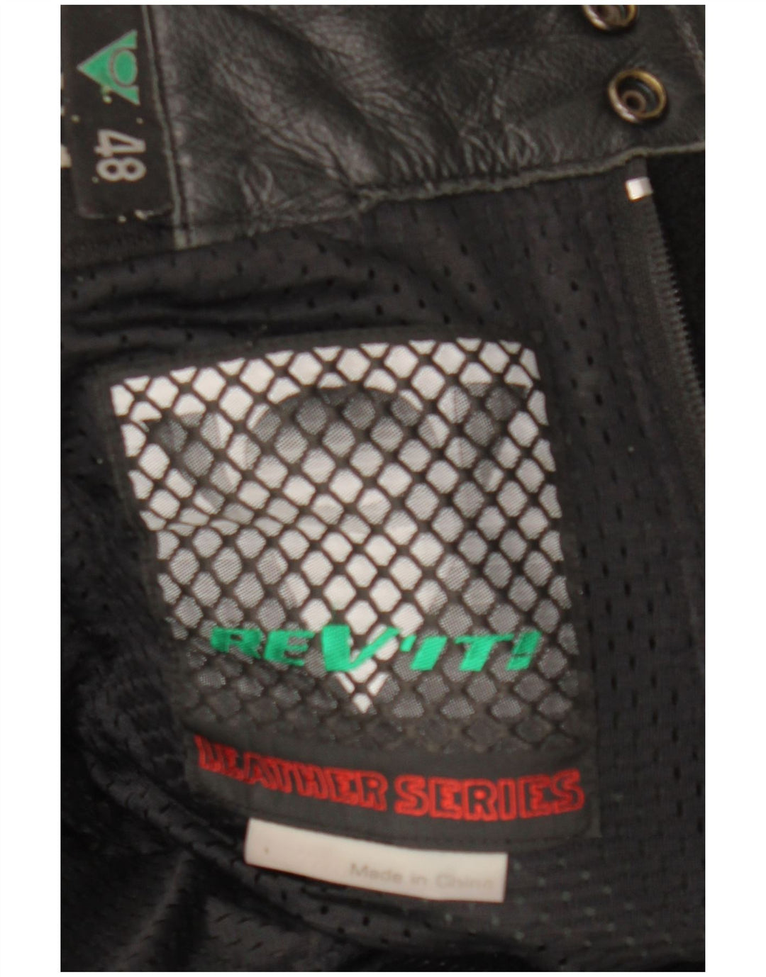 Rev'it Ανδρικό Δερμάτινο Παντελόνι Biker IT 48 Medium W30 L29 Μαύρο Δερμάτινο