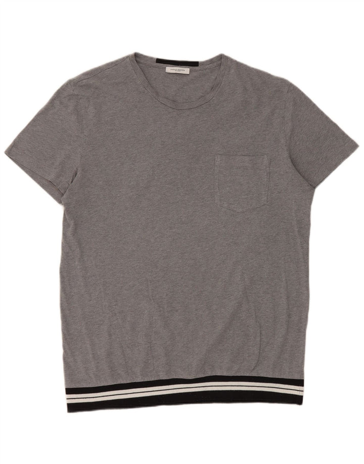 Ανδρικό T-Shirt Paolo Pecora Top Medium Grey Colourblock