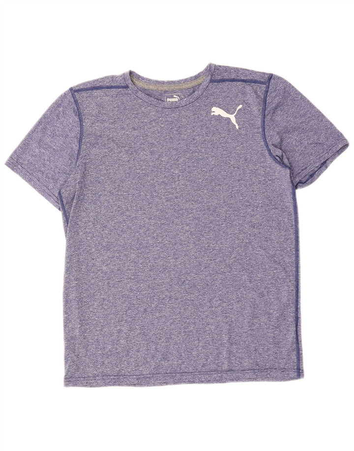 Ανδρικό T-Shirt PUMA Top Medium Blue Flecked