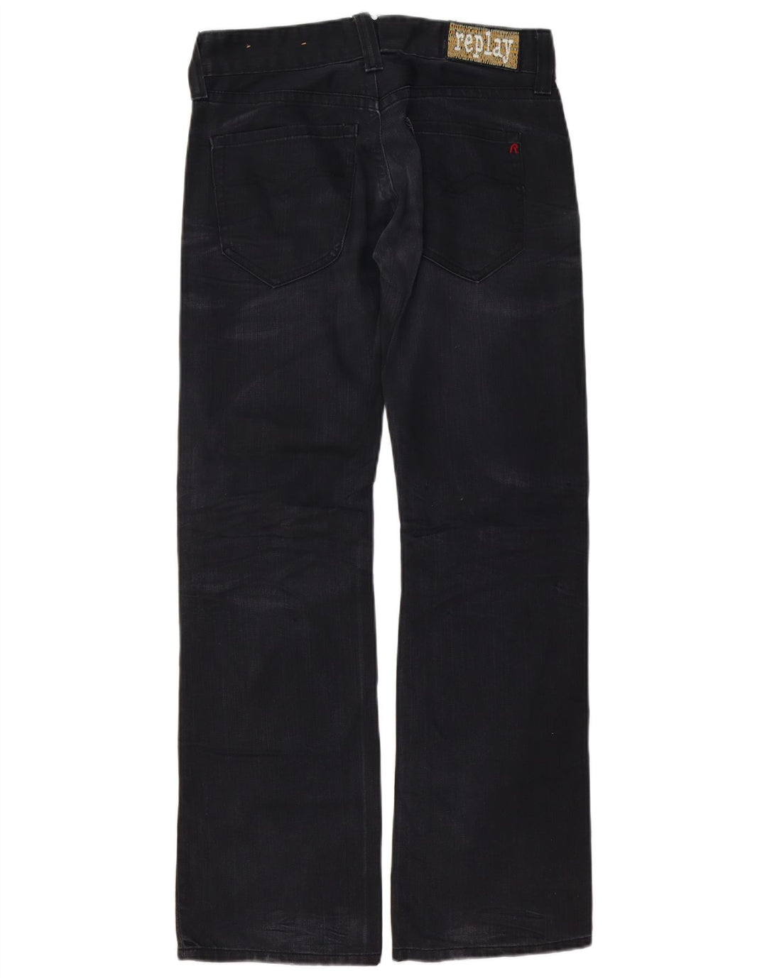 Replay Γυναικείο Bootcut Jeans W30 L32 Μαύρο βαμβακερό