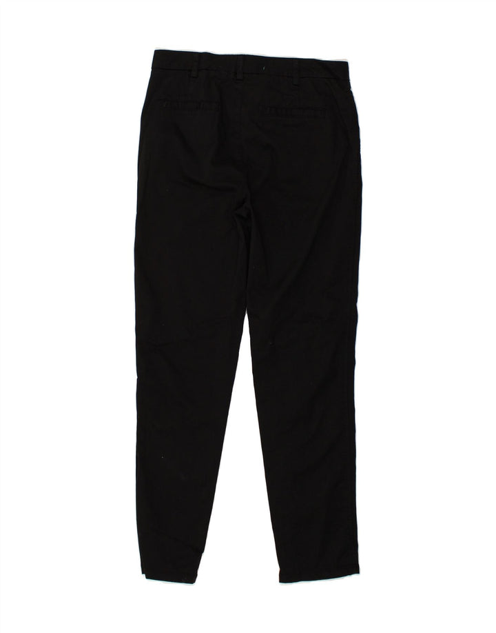 BENETTON Womens Slim Casual Trousers W28 L28 Black | Vintage Benetton | Thrift | Second-Hand Benetton | Used Clothing | Messina Hembry 