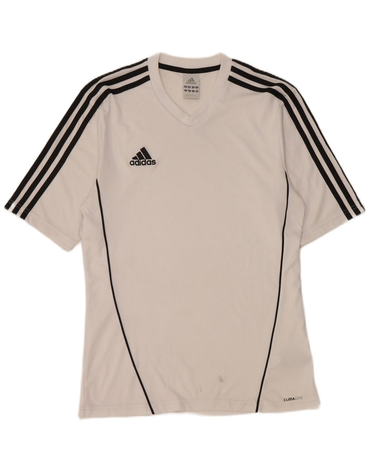 Adidas Ανδρικό T-Shirt Climalite Top Small White Polyester