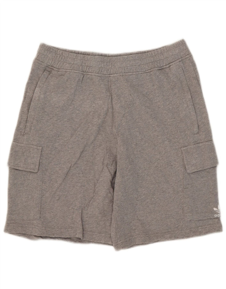 Ανδρικό σορτς Adidas Cargo Sport μεγάλο γκρι βαμβακερό