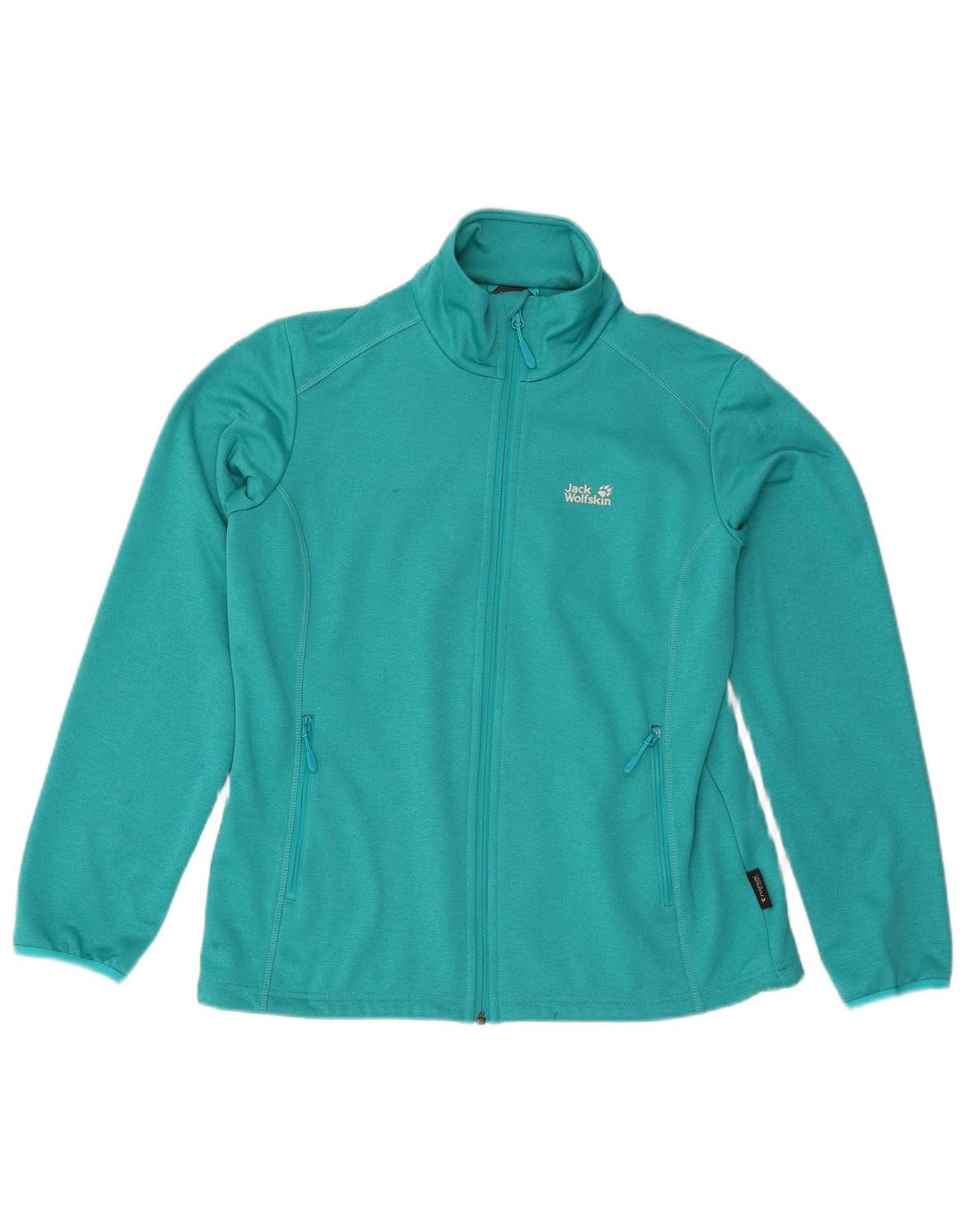 Jack Wolfskin Γυναικεία αθλητική φόρμα Top Jacket UK 14/16 Large Turquoise
