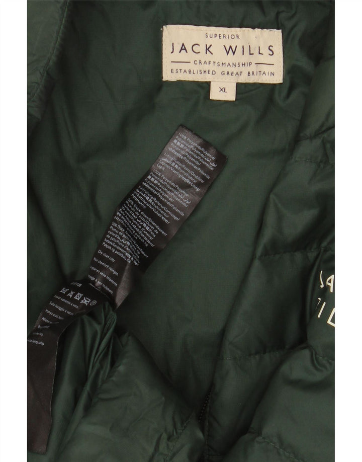 Jack Wills Ανδρικό μπουφάν με επένδυση UK 42 XL Green Polyamide