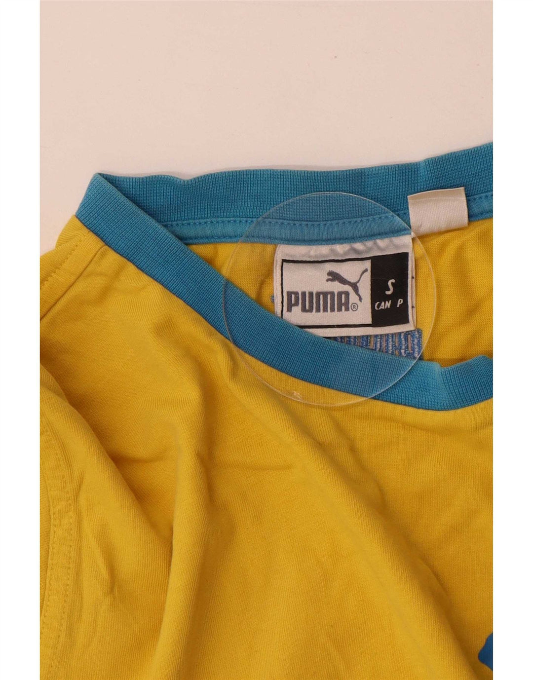 Ανδρικό γραφικό μπλουζάκι Puma Top Small κίτρινο