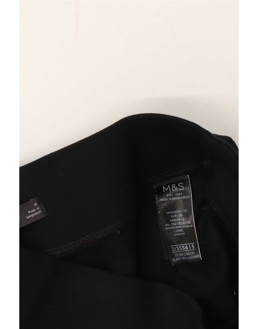 Marks & Spencer Γυναικεία Κολάν UK 10 Small Black Viscose