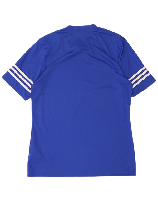 Ανδρικό T-Shirt Climalite Adidas Top Medium Blue Polyester