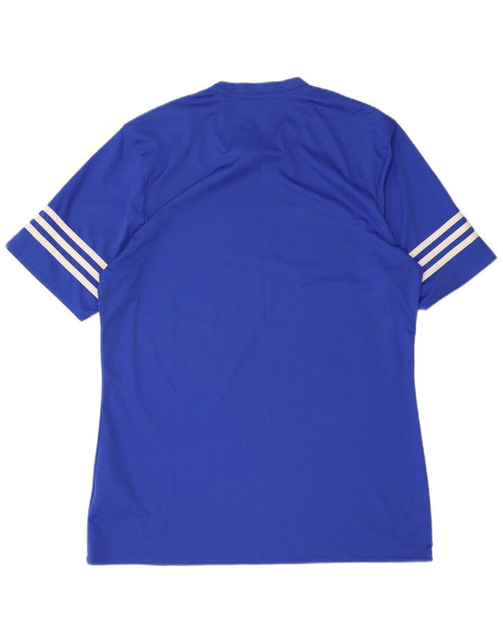 Ανδρικό T-Shirt Climalite Adidas Top Medium Blue Polyester