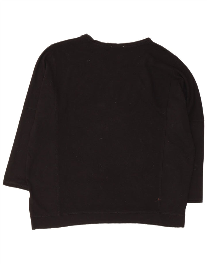 Zara Γυναικεία φούτερ μεγάλου μεγέθους Jumper UK 10 Small Black