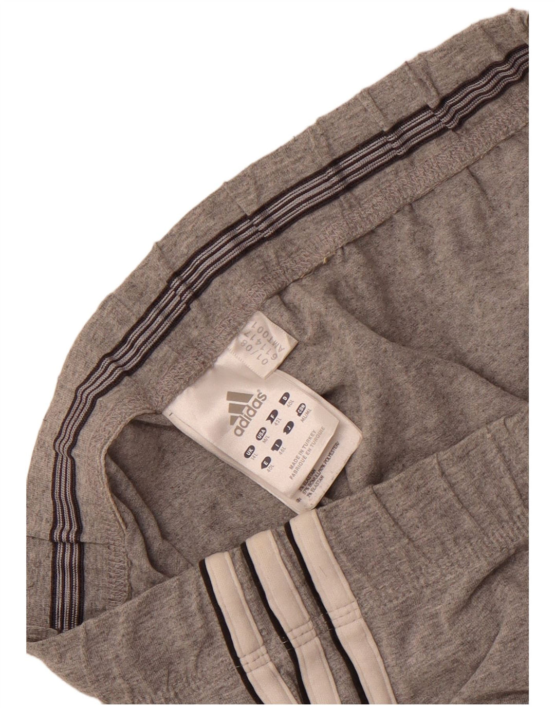 Γυναικεία αθλητική φόρμα Adidas Παντελόνι Joggers UK 14 μεγάλο γκρι βαμβακερό