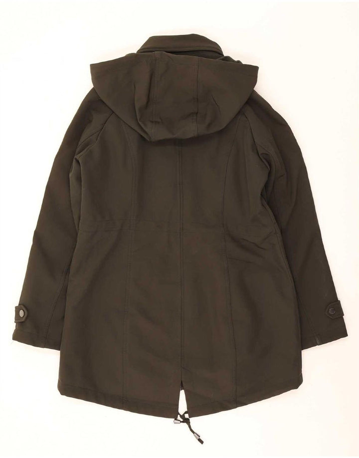 Michael Kors Γυναικείο μπουφάν Parka με κουκούλα UK 14 Medium Khaki Polyester