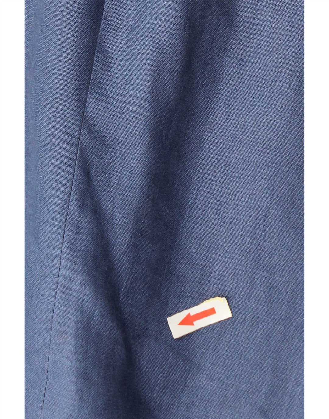 Vintage Ανδρικό Μπουφάν Blazer με 2 Κουμπιά IT 50 Μεγάλο Μπλε Λινό