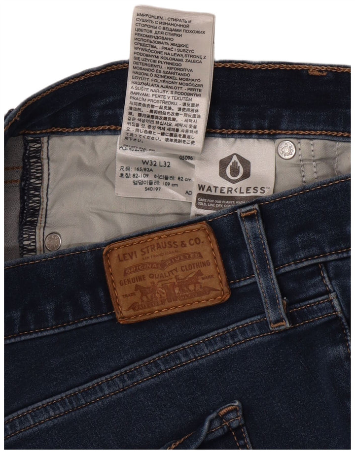 Levi's Womens 314 Shaping Straight Jeans W32 L32 Μπλε βαμβακερό