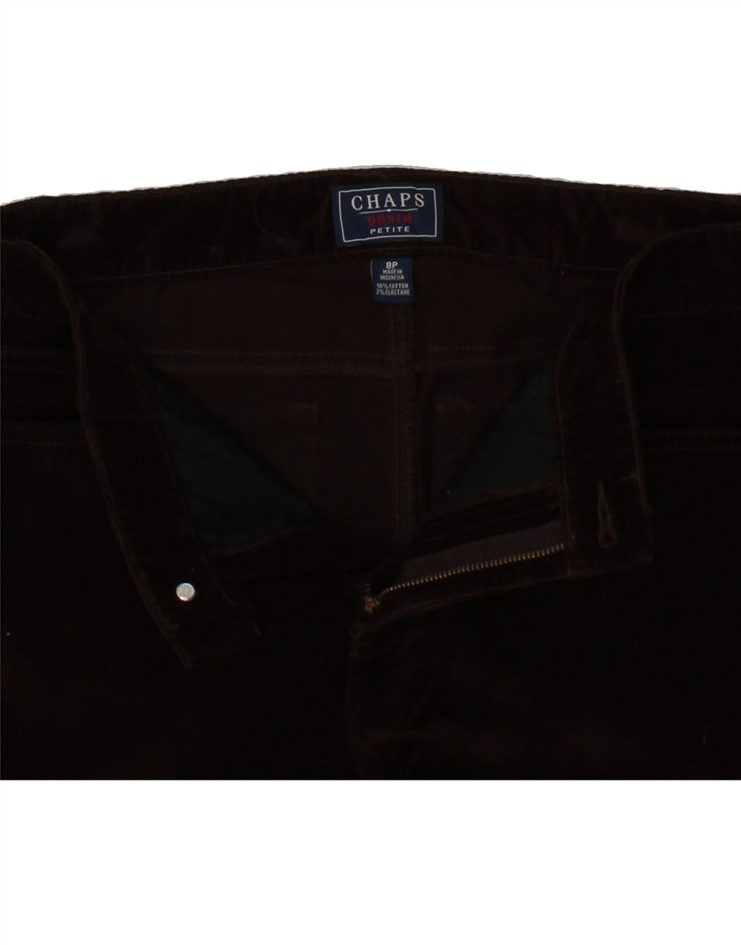 CHAPS Womens Bootcut Corduroy Trousers US 8 Medium W30 L27 Brown Cotton Vintage Chaps and Second-Hand Chaps from Messina Hembry 