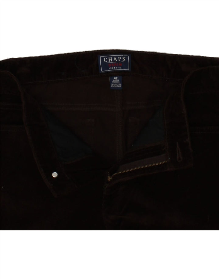 CHAPS Womens Bootcut Corduroy Trousers US 8 Medium W30 L27 Brown Cotton Vintage Chaps and Second-Hand Chaps from Messina Hembry 