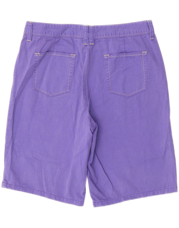 Boden Γυναικείο σορτς Chino UK 14 Large W32 Μωβ βαμβακερό