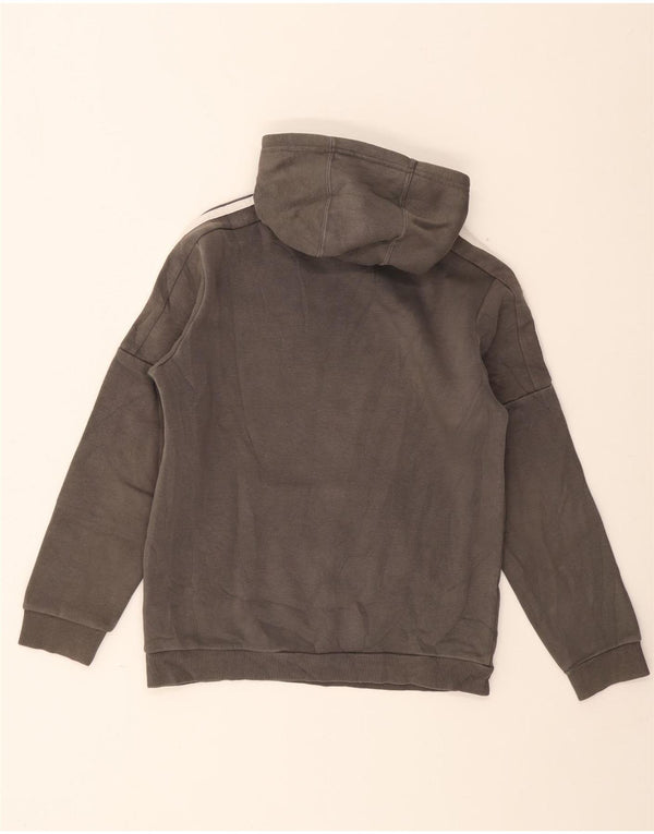 Adidas Boys Graphic Hoodie Jumper 11-12 ετών Γκρι βαμβακερό