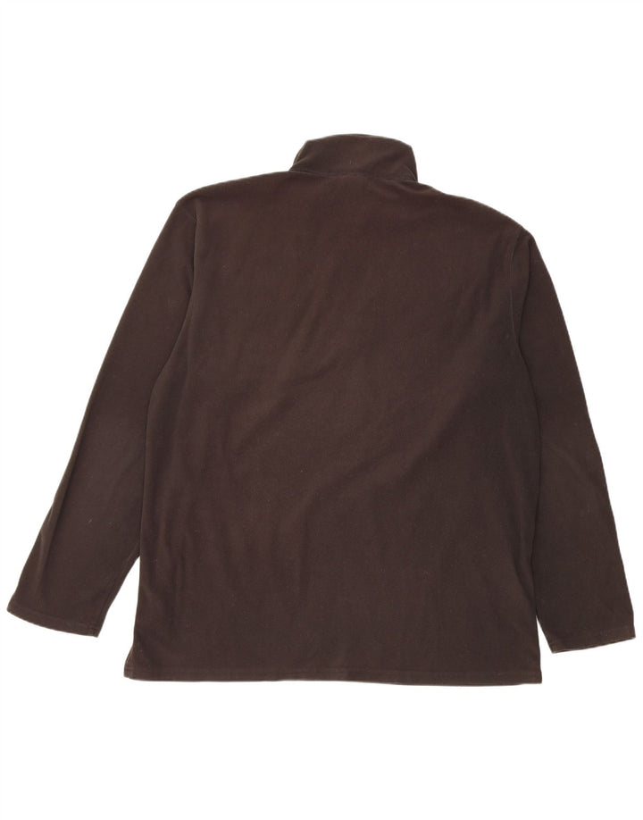The North Face Ανδρικό φερμουάρ Fleece Jumper XL Μαύρο πολυεστέρα