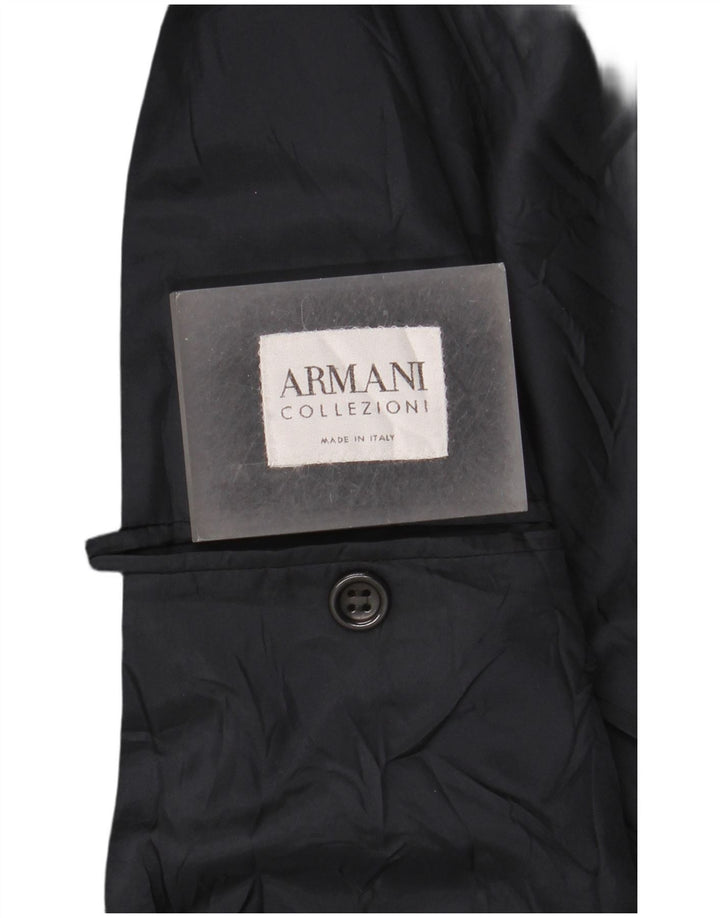 Armani Collezioni Ανδρικό σακάκι με 3 κουμπιά μπλέιζερ IT 52 XL Navy Blue Viscose