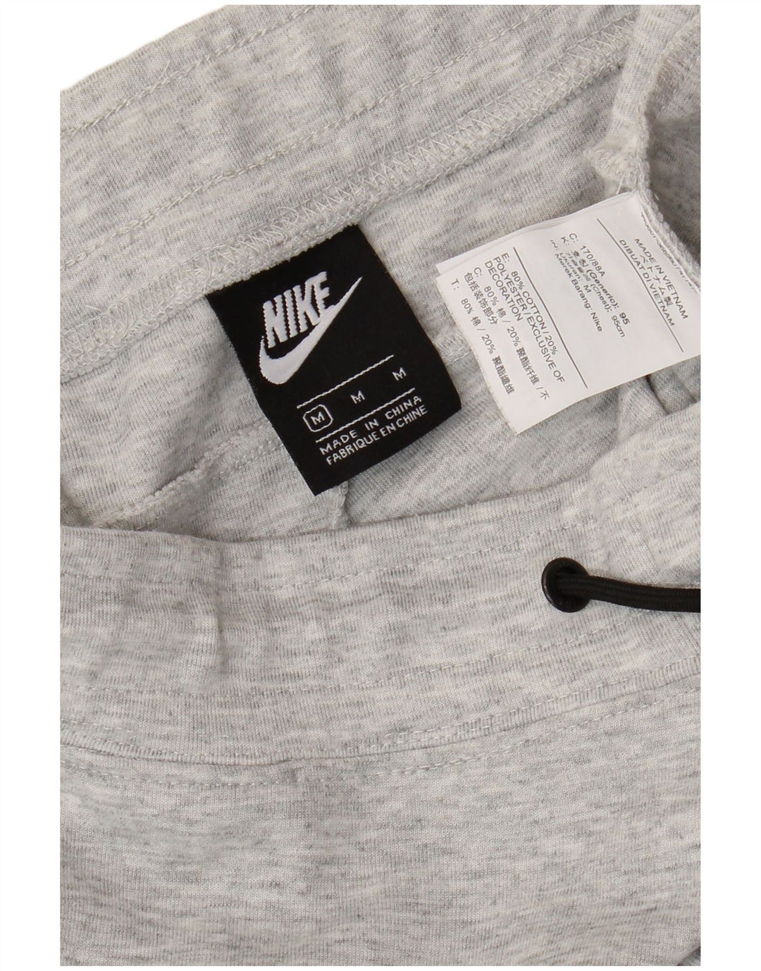 Ανδρική φόρμα NIKE Παντελόνι Joggers Μεσαίο γκρι χρώμα, βαμβακερό