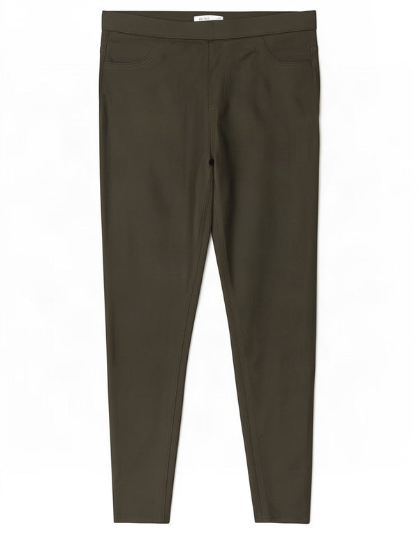 Marks & Spencer Γυναικεία Jegging Casual Παντελόνια UK 14 Large W32 L25 Khaki