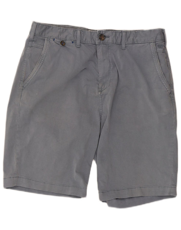 White Stuff Mens Chino Shorts W34 Large Grey Cotton