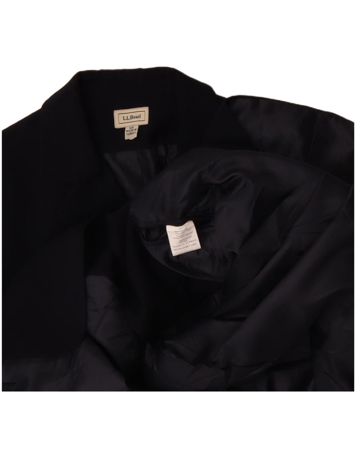 L.L.Bean Γυναικείο τζάκετ blazer US 14 XL Navy Blue Polyester