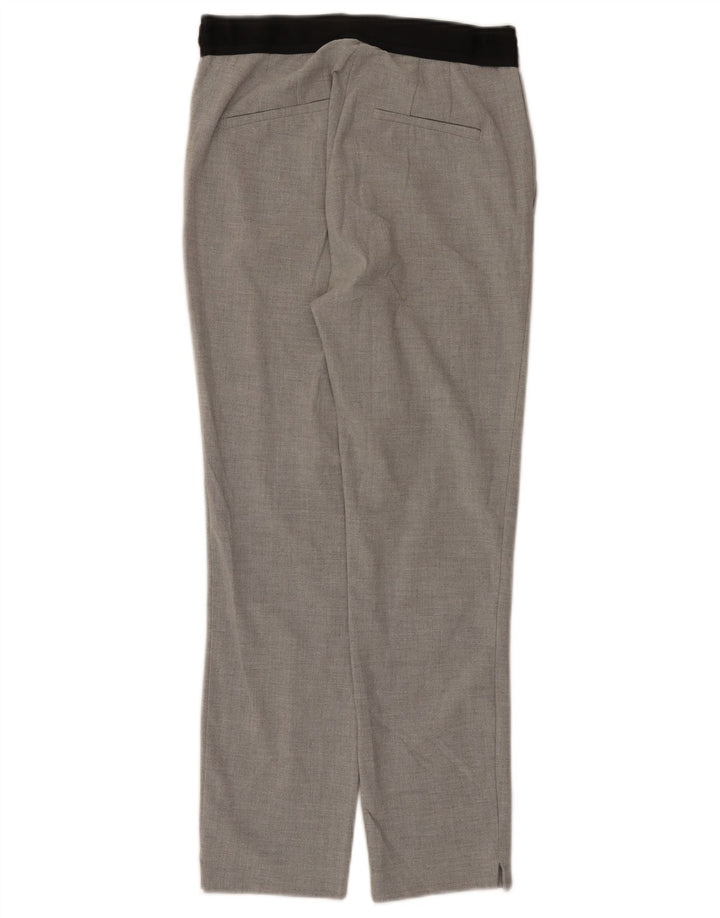 Zara Γυναικείο Slim Suit Παντελόνι Small W26 L26 Grey Colorblock Polyester