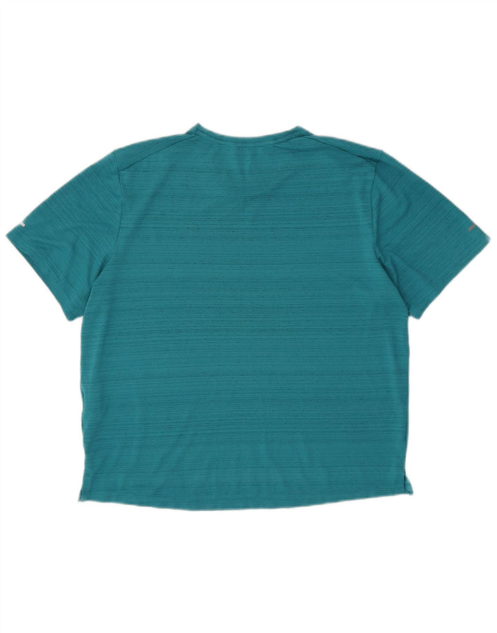 Γυναικείο μπλουζάκι Nike Dri Fit Top 14 μεσαίου τυρκουάζ πολυεστέρας