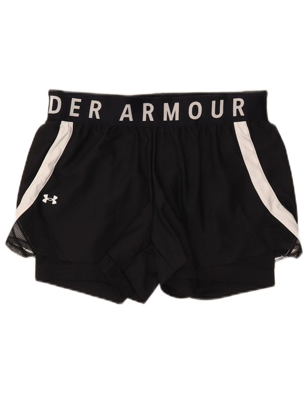 Γυναικείο γραφικό αθλητικό σορτς Under Armour UK 14 Medium Black Colourblock