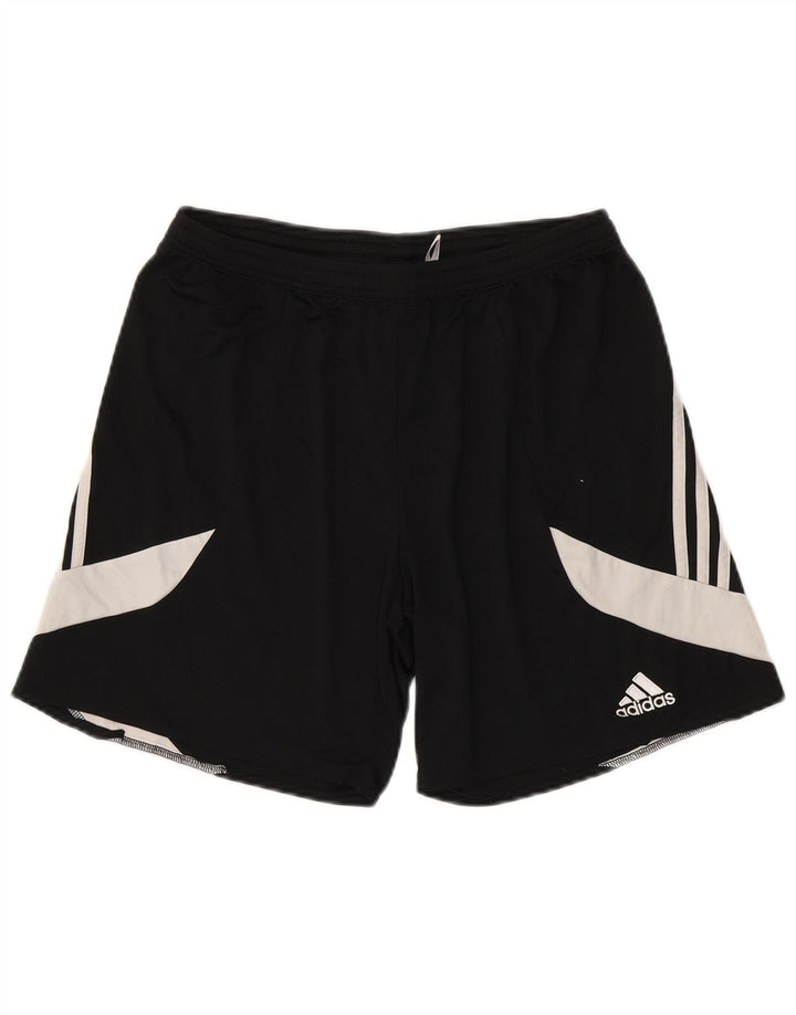 Ανδρικό σορτς Adidas Climalite με μεγάλο μαύρο χρώμα πολυεστέρα