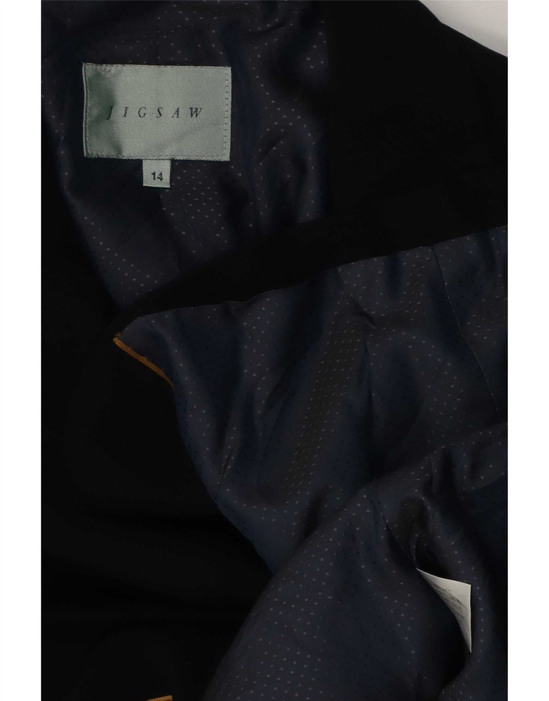 Jigsaw Γυναικείο σακάκι με 1 κουμπί UK 14 Medium Black