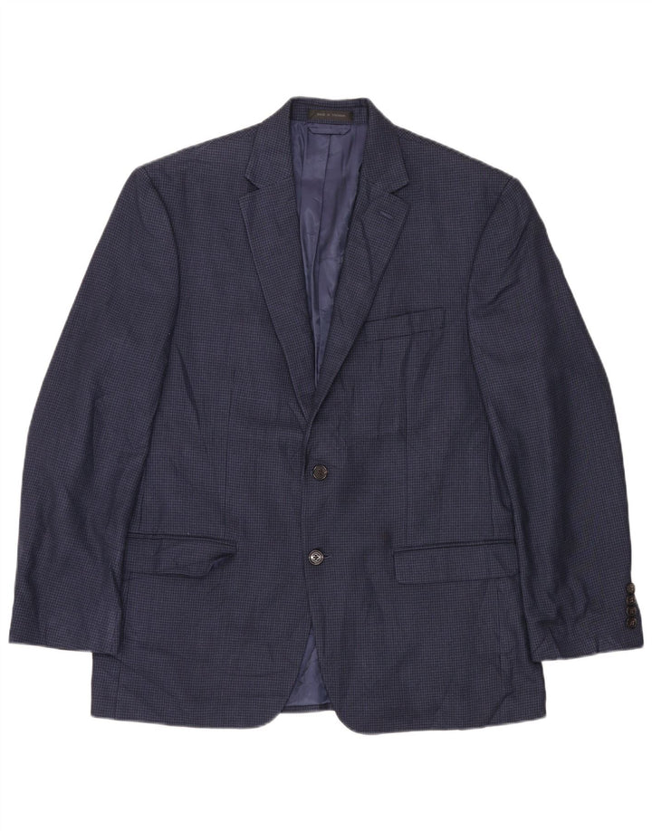 Ralph Lauren Ανδρικό σακάκι με 2 κουμπιά σακάκι UK 38 Medium Navy Blue Houndstooth