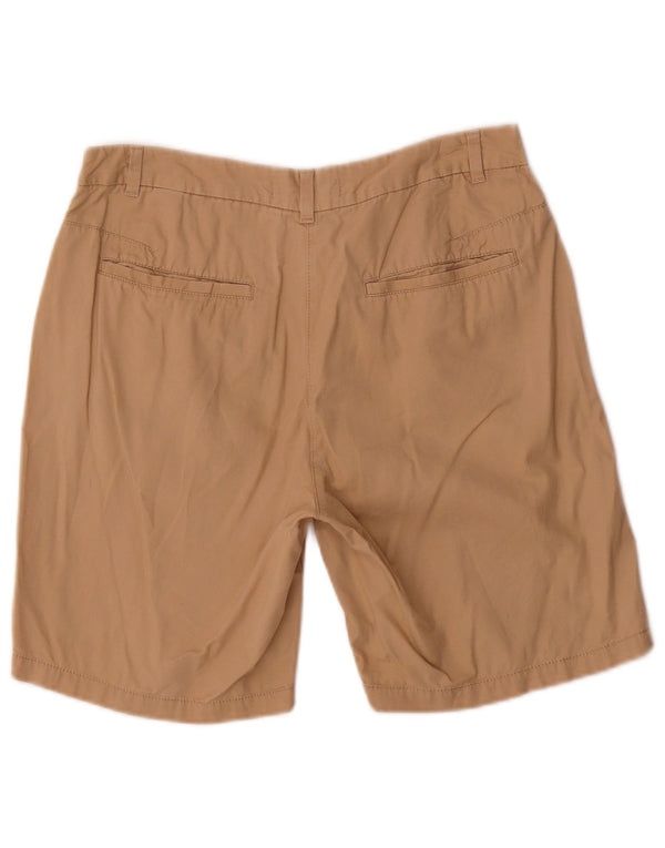 Marks & Spencer Γυναικείο σορτς Chino UK 10 Small W30 Μπεζ βαμβακερό